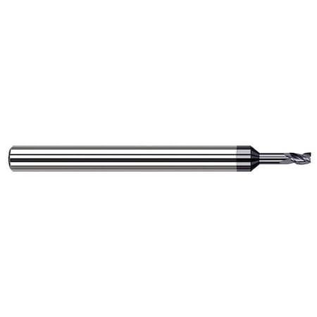 Harvey Tool 3mm Cutter dia. x 0.1770 in. x 0.4750 in. Reach Carbide Square End Mill, 3 Flutes, AlTiN Coated 945605-C3